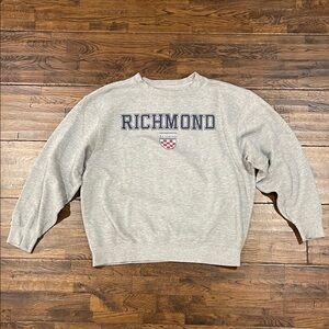 Vintage University of Richmond Light Gray Jansport Crewneck Sweater